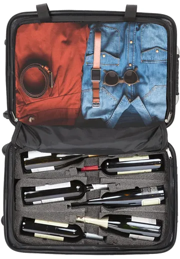 Fly With Wine-12 Bottle Suitcase